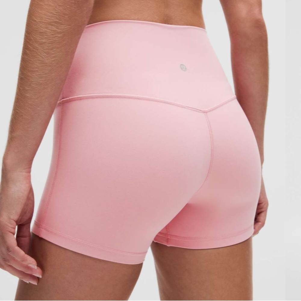Lululemon Align High-Rise Short 4" size 2 pink - Picture 3 of 7